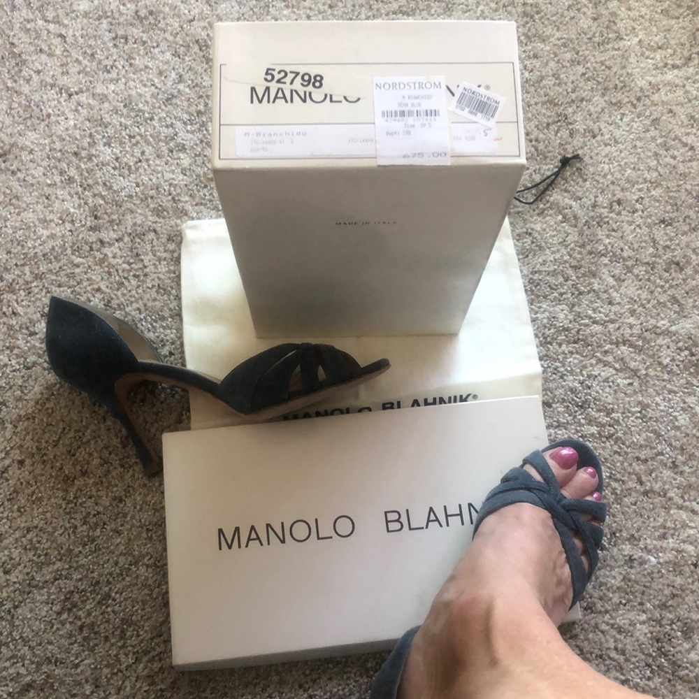 Women’s denim SZ 39.5 heels